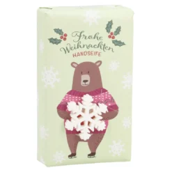 Seife mit Deko, Weihnachten, Bär, 150 g