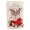 Seife mit Deko, Weihnachten, Reh/Schleife, 150 g