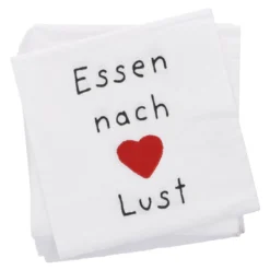 Serviette Essen nach Lust, 20 Stück