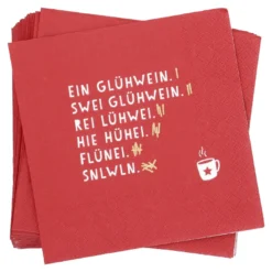 Servietten Glühwein, 20 Stück