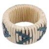 Serviettering Natur, blau, 5.5 cm