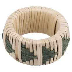 Serviettering Natur, grün, 5.5 cm