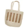 Shopper Streifen, beige, 36 x 40 cm