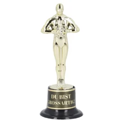 Siegerfigur, grossartig/gold, 13 cm