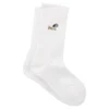 Socken Stick-Motiv, Dackel/grün, Größe 35-42