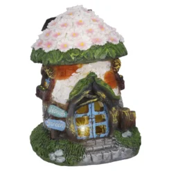 Solar-Haus Blume, Haus, Höhe 20 cm