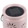 Solar-Laterne Blume, pink, 9 cm