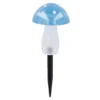 Solar-Stecker Pilz, blau, 20 cm