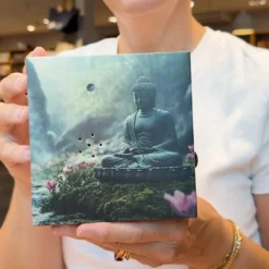 Soundbox Bewegungssensor, Buddha, 12 cm