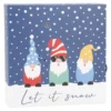 Soundbox Weihnachten, Let it snow, 12 cm