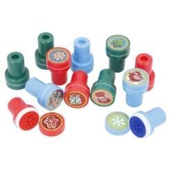 Stempel-Set Xmas, selbstfärbend, 12 Stück