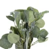 Strauß Eucalyptus/Blüte, Blüten/weiß, 37 cm