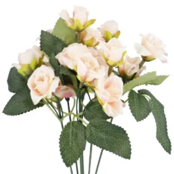 Strauß Minirosen, 21 Blüten, rosa, 29.5 cm