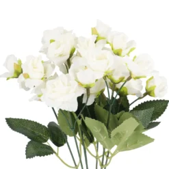 Strauß Minirosen, 21 Blüten, weiß, 29.5 cm