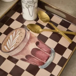 Tablett Bistro, Kaffee, 29 x 22 cm