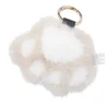 Taschenanhänger Pfote, creme