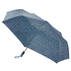 Taschenschirm Design, blau
