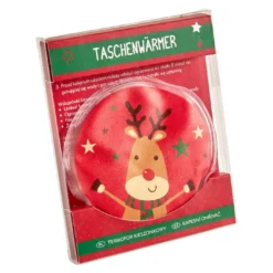 Taschenwärmer Weihnachten, Rentier/Sterne
