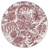 Teller Bali, Blumen/lila, 27 cm