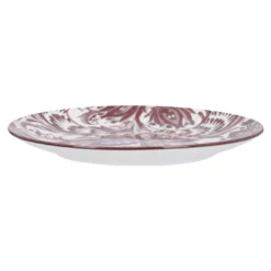 Teller Bali, Blumen/lila, 19 cm