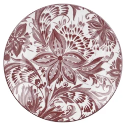 Teller Bali, Blumen/lila, 19 cm
