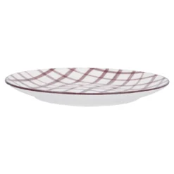 Teller Bali, Karo/lila, 19 cm