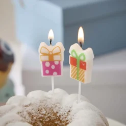 Tortenkerze Geburtstag, Geschenke