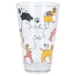 Trinkglas mit Tiermotiv, Team Dog, 310 ml