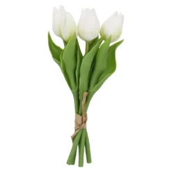 Tulpenstrauß Edel, weiß, 25 cm