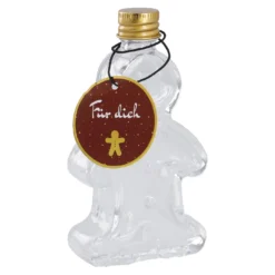 Vorratsflasche Lebkuchenfigur, klar, 50 ml