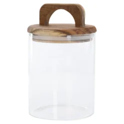 Vorratsglas mit Holzdeckel, 750 ml