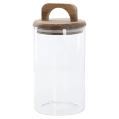 Vorratsglas mit Holzdeckel, 1000 ml
