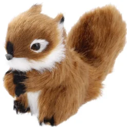 Waldtier Kunstfell, Eichhörnchen/dunkelbraun, 10 cm