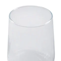 Wasserglas Rillen, bauchig, 300 ml