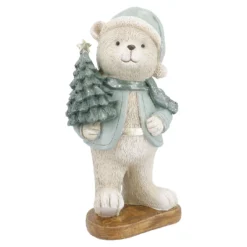 Weihnachtsteddy, Tanne/grün, 23 cm