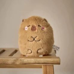 Wende-Kuscheltier, Capybara/Orange, 12 cm
