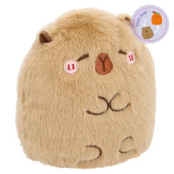 Wende-Kuscheltier, Capybara/Orange, 12 cm