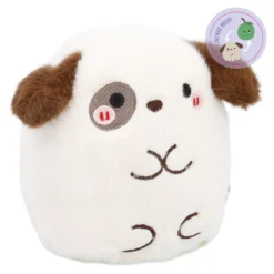 Wende-Kuscheltier, Hund/Apfel, 12 cm