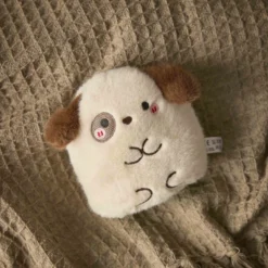 Wende-Kuscheltier, Hund/Apfel, 12 cm