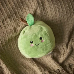 Wende-Kuscheltier, Hund/Apfel, 12 cm