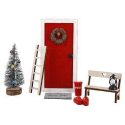 Wichteltür-Set, rot