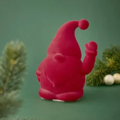 Winke-Figur Xmas, Wichtel, pink